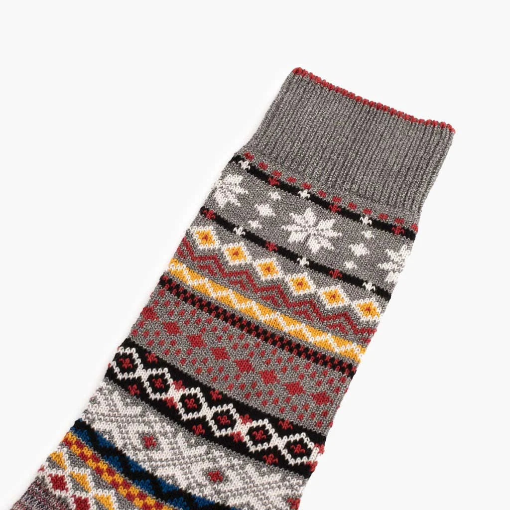 Men's Norwegian Sock | Heather Grey
