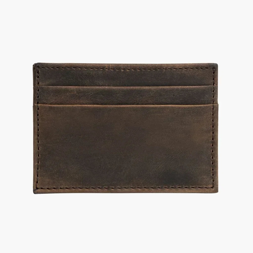 Leather Card Holder | Tobacco