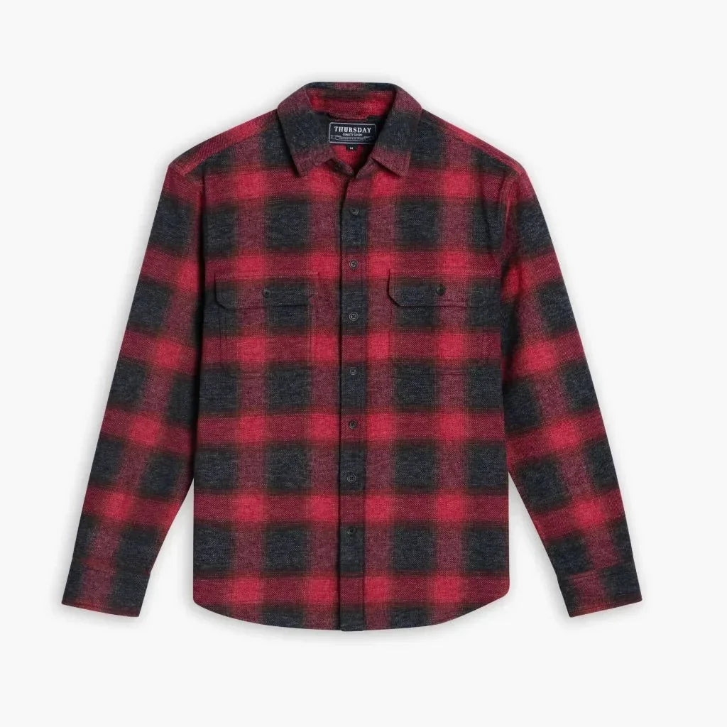 Summit Flannel Shirt | Red