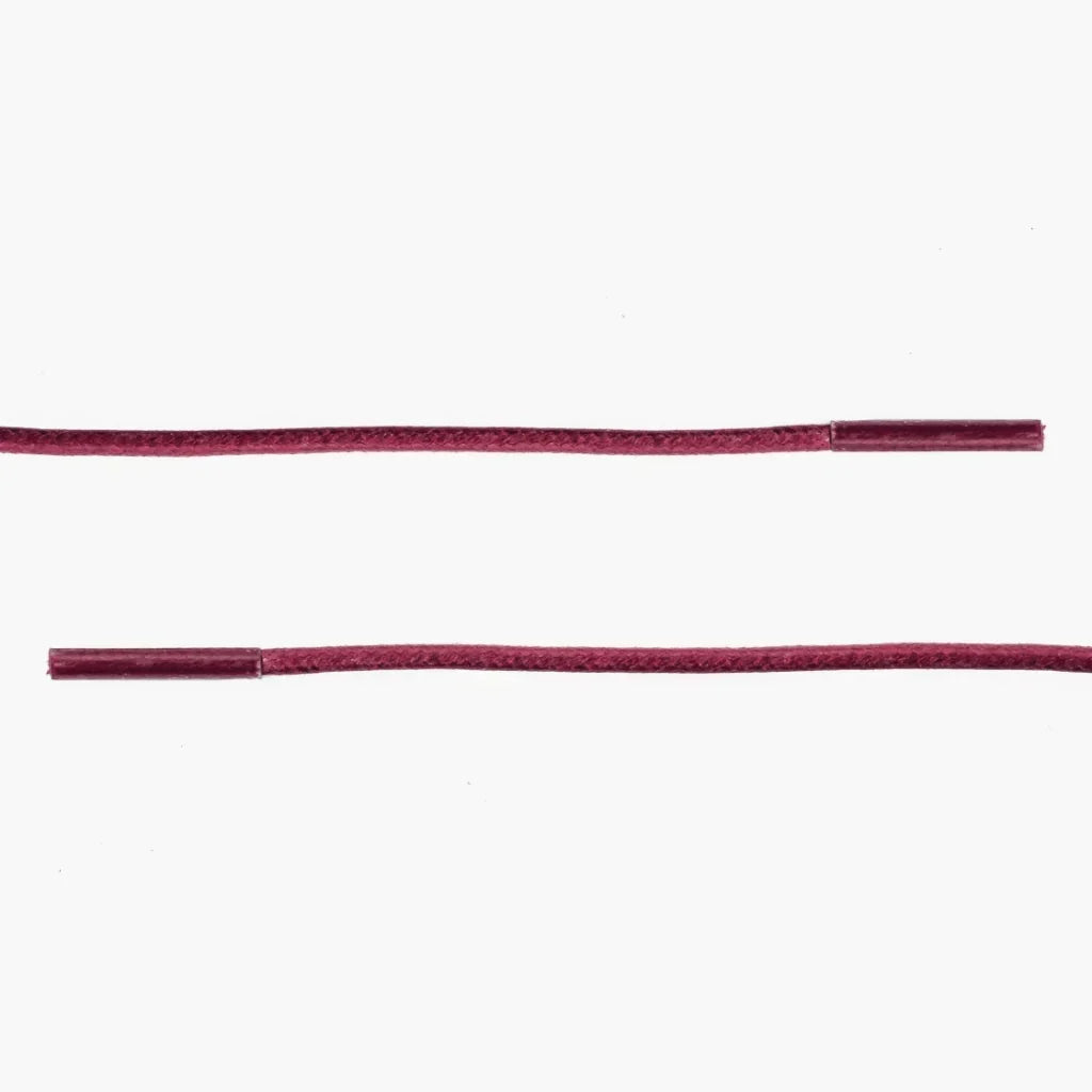 Round Waxed Cotton Laces | Plum