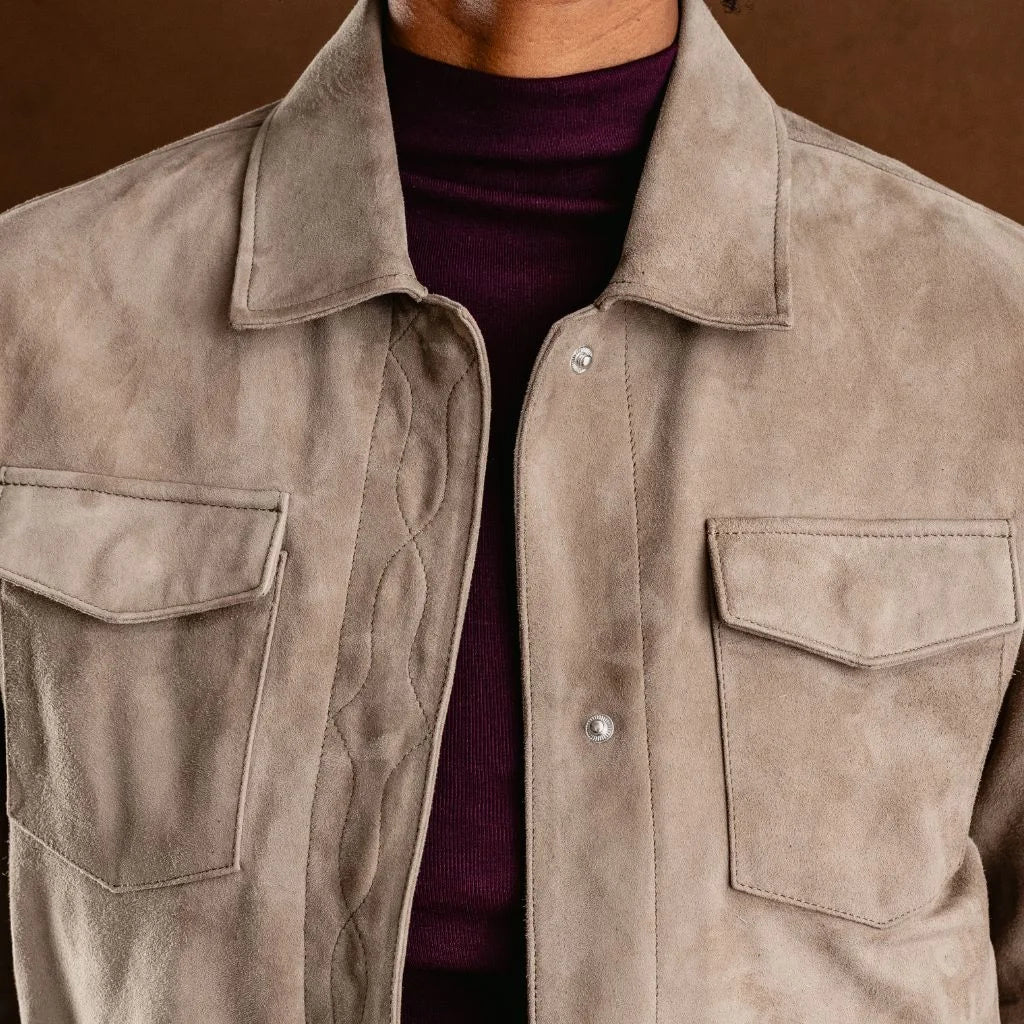 Dakota Shirt Jacket | Taupe