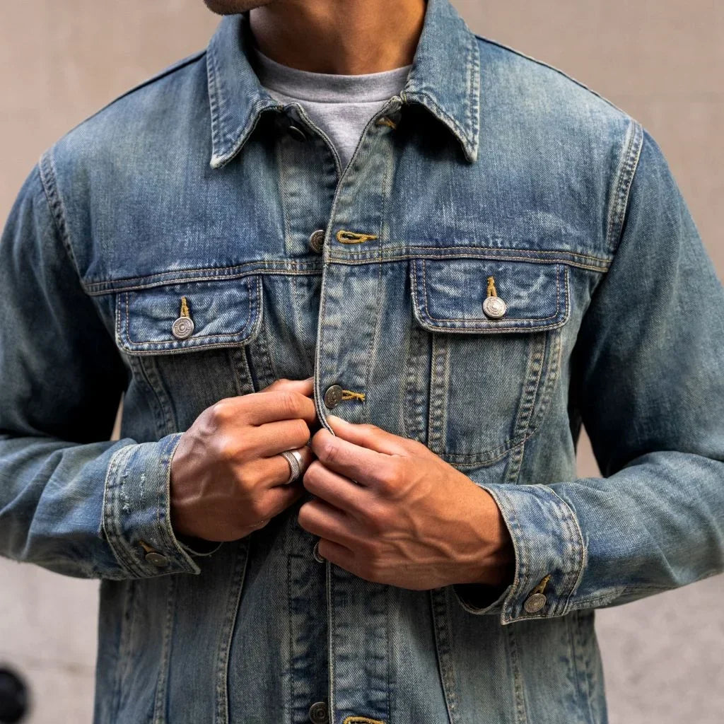 Denim Trucker Jacket | Medium Wash
