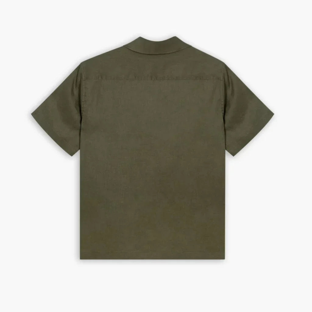 Linen Camp Shirt | Olive