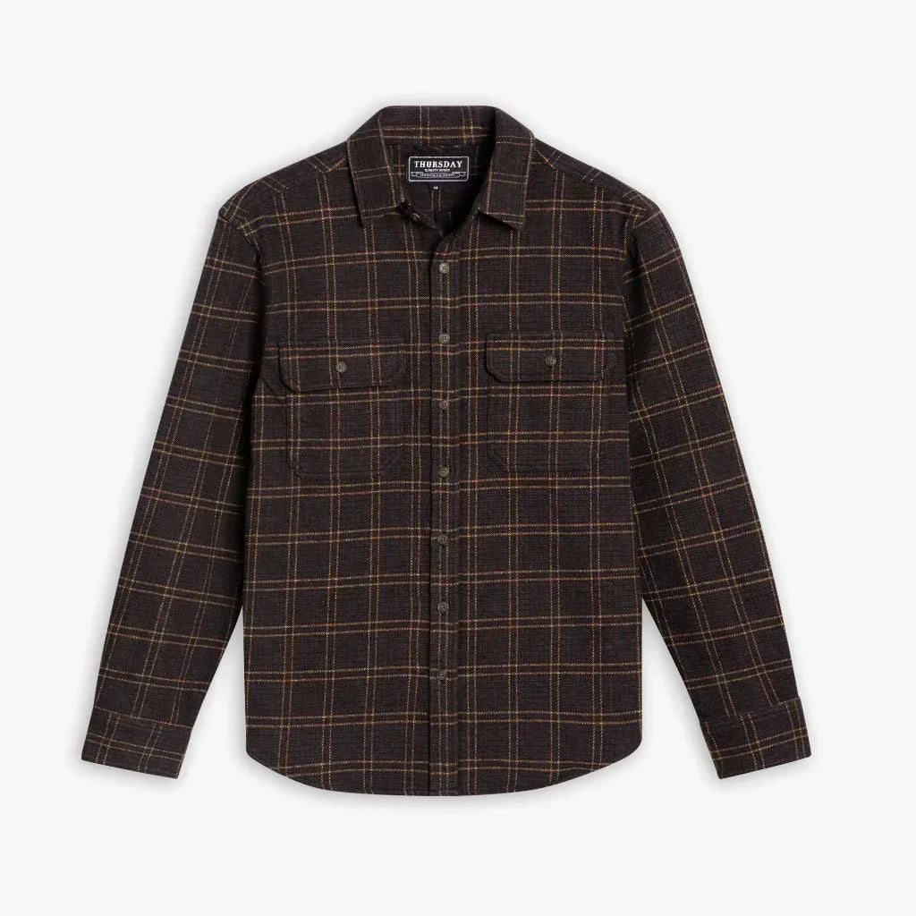 Summit Flannel Shirt | Chestnut