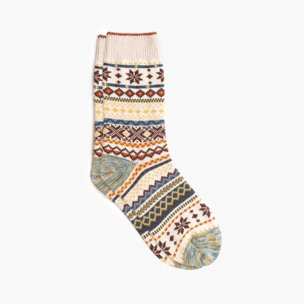 Women's Norwegian Sock | Cream