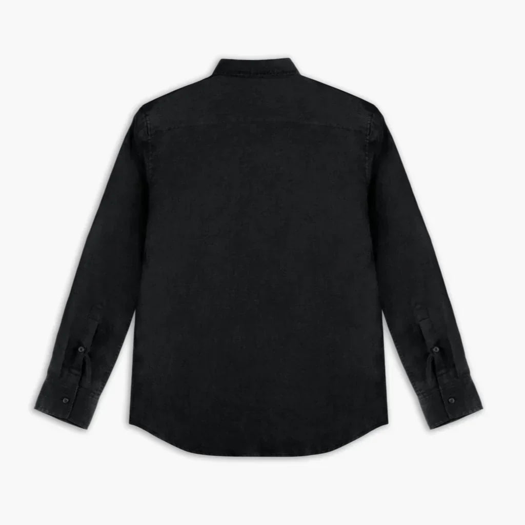 Linen Shirt | Black