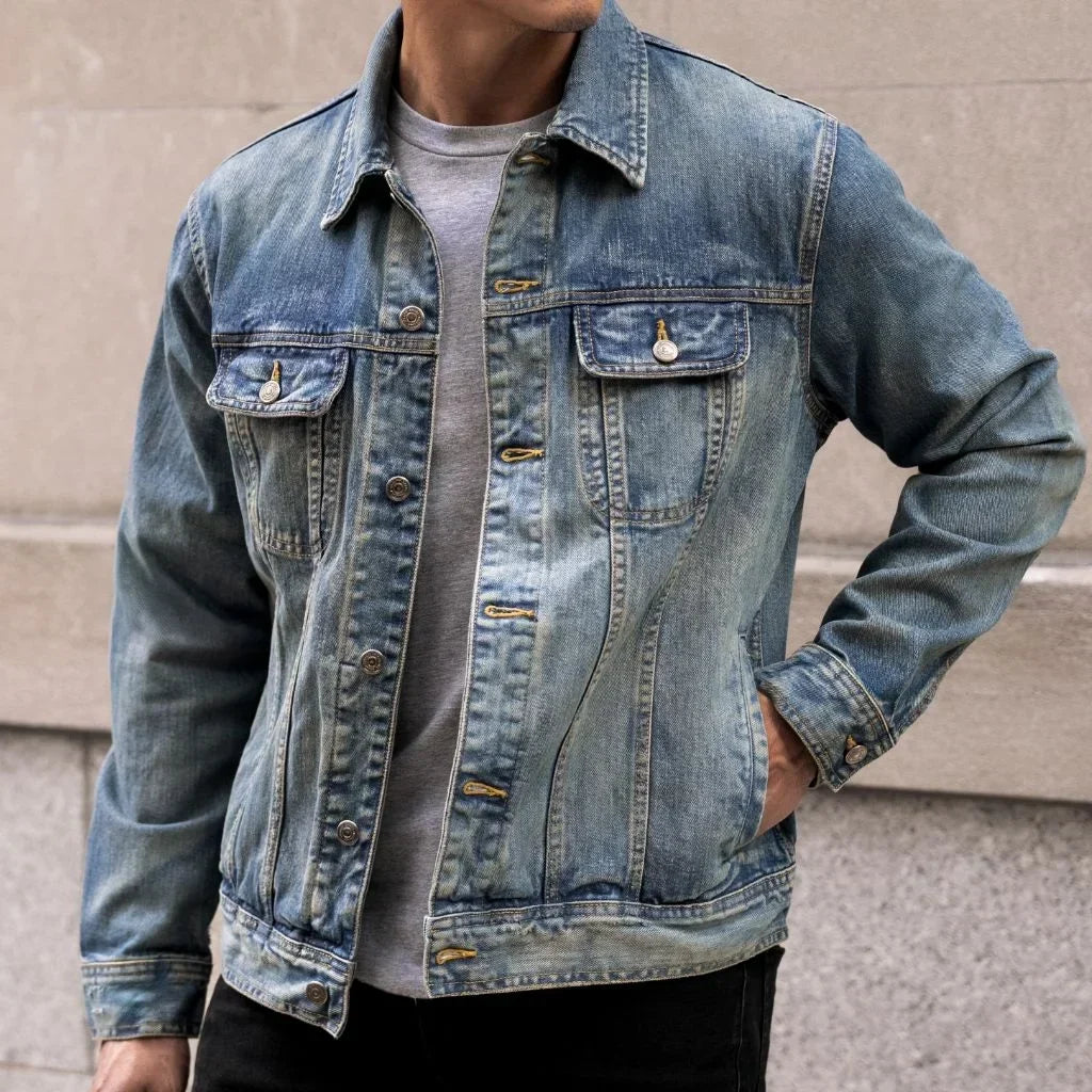 Denim Trucker Jacket | Medium Wash